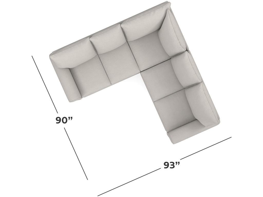 Alexander Roll Arm L-Shaped Sectional - image 2
