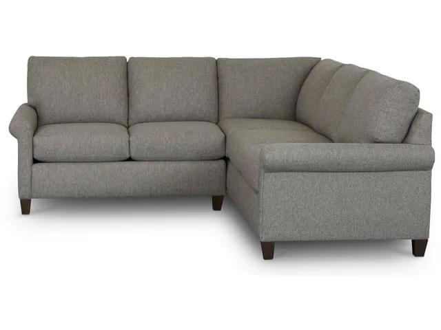 Spencer Roll Arm L-Shaped Sectional - Alternative View