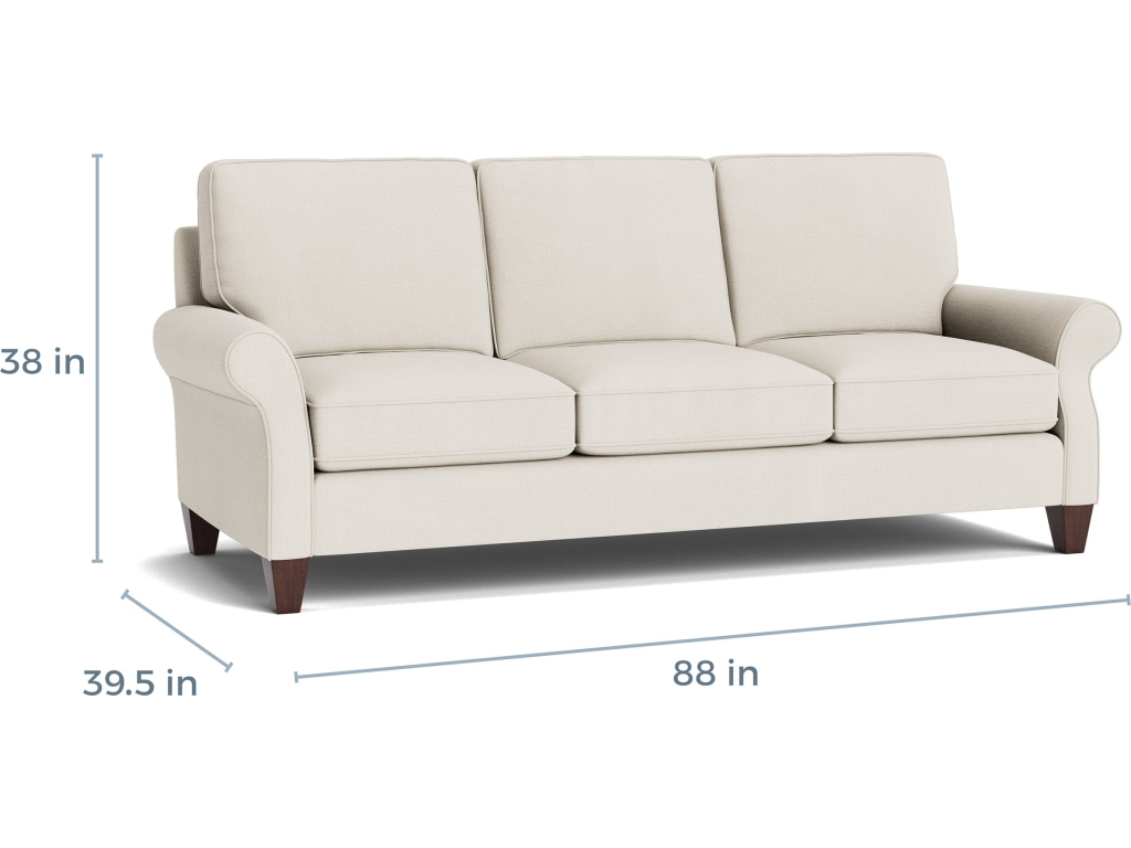 Davenport Roll Arm Sofa - image 1