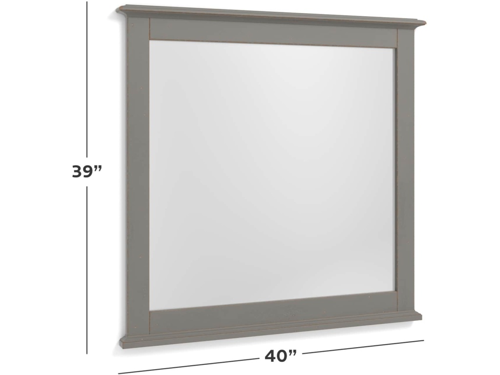 Shoreline Ocean Grey Mirror - image 1