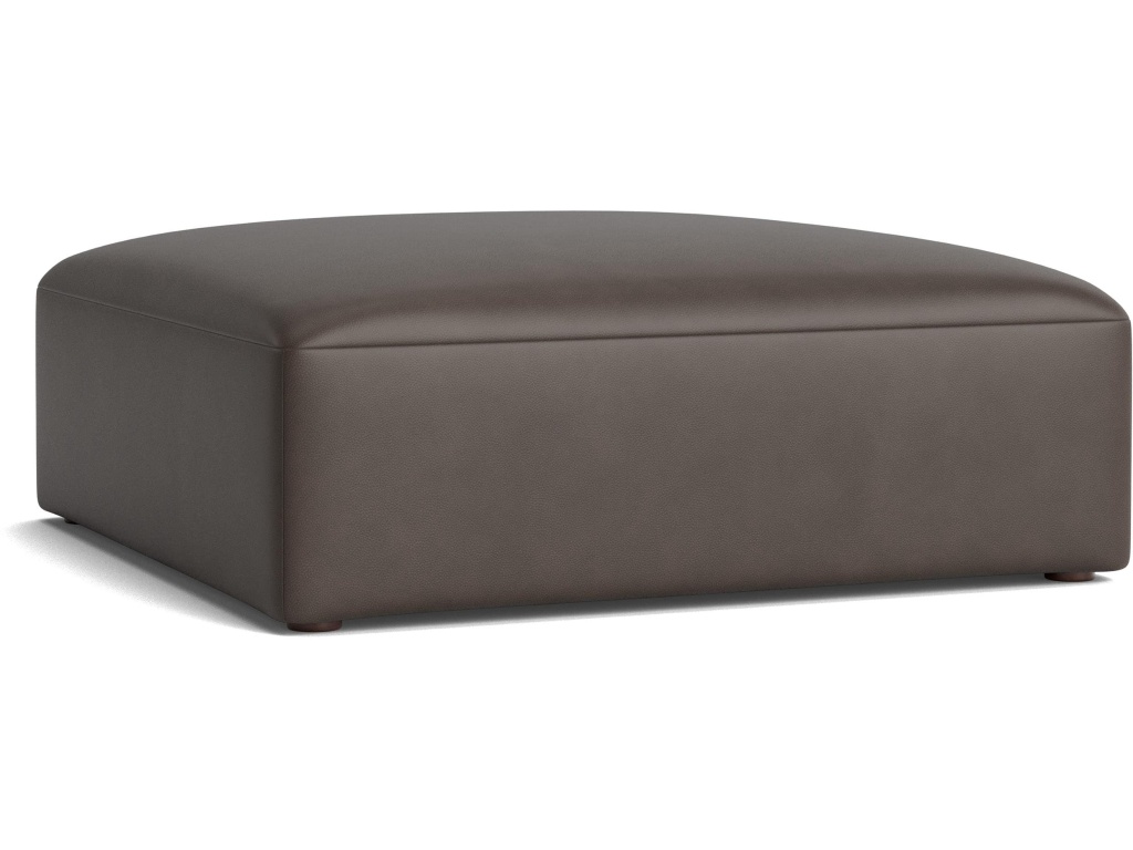 Clyde Leather Ottoman - image 1