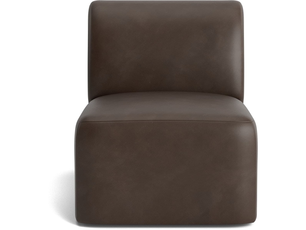 Clyde Leather Accent Chair - image 1