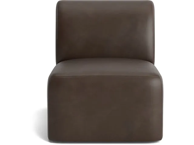 Clyde Leather Accent Chair - Alternative View