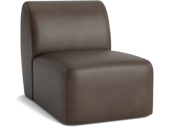 Clyde Leather Accent Chair