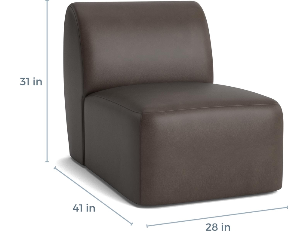 Clyde Leather Accent Chair - image 4