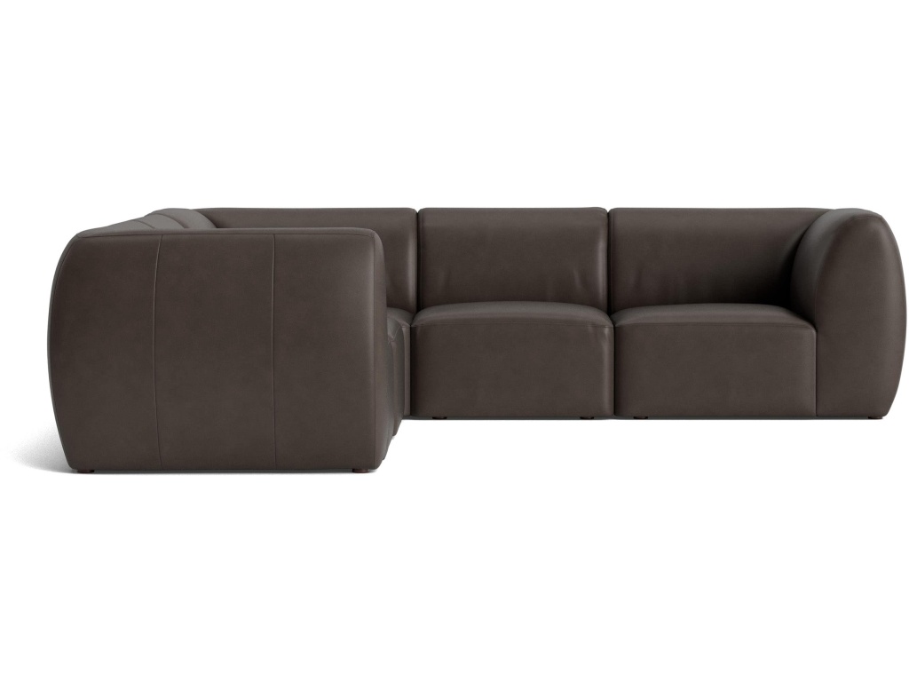 Clyde Leather Modular L-Shaped Sectional - image 1