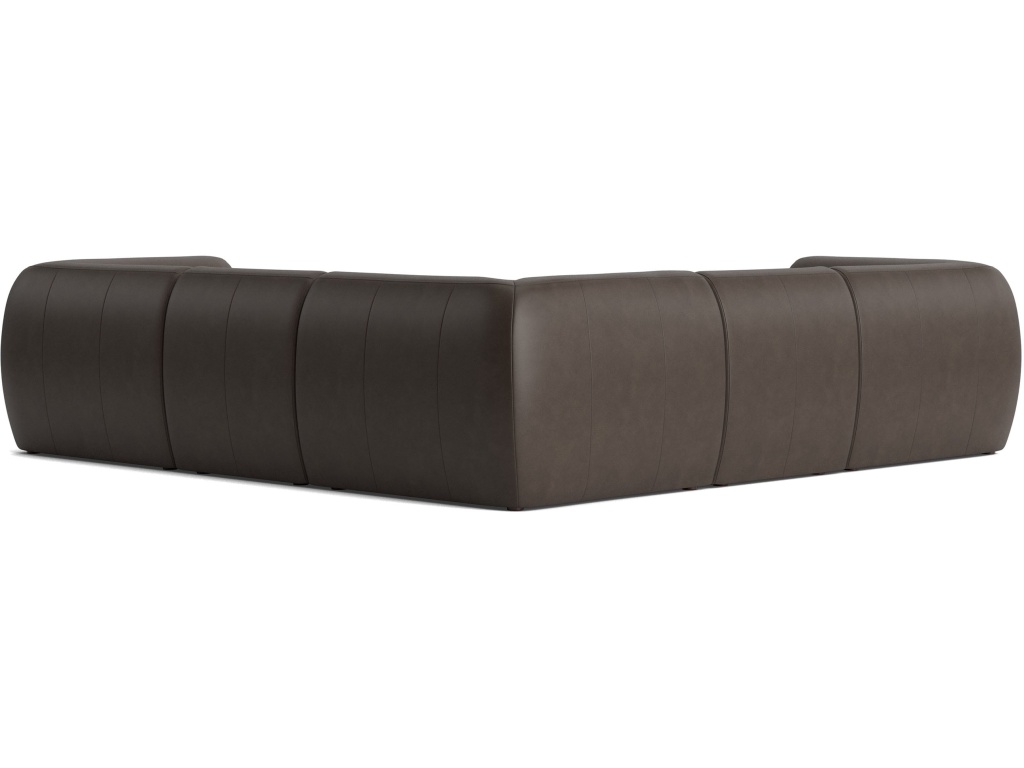 Clyde Leather Modular L-Shaped Sectional - image 2