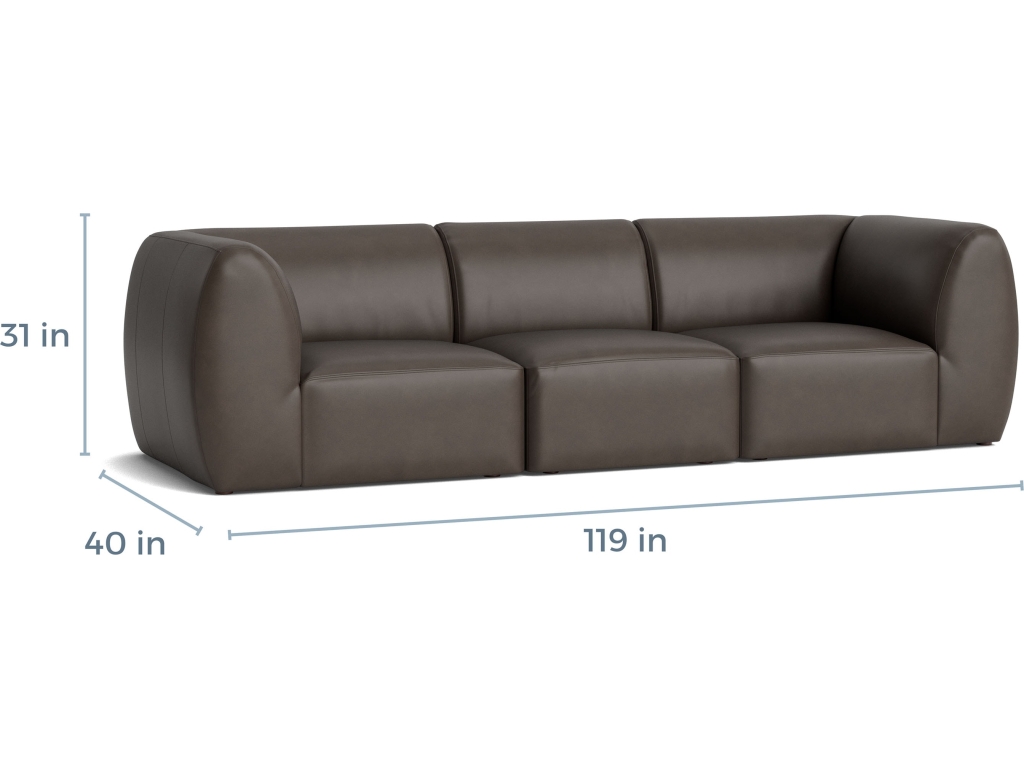 Clyde Leather Modular Sofa - image 4