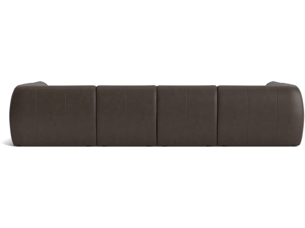 Clyde Leather Modular U-Shaped Sectional - image 3