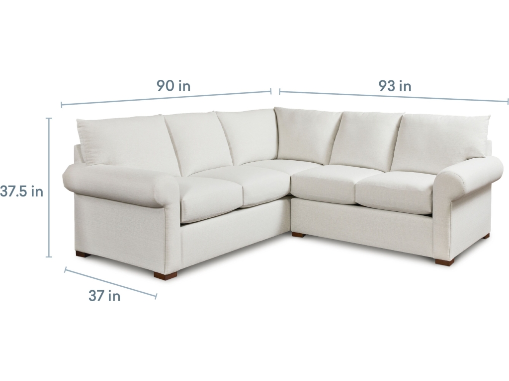 Hanover Roll Arm L-Shaped Sectional - image 4