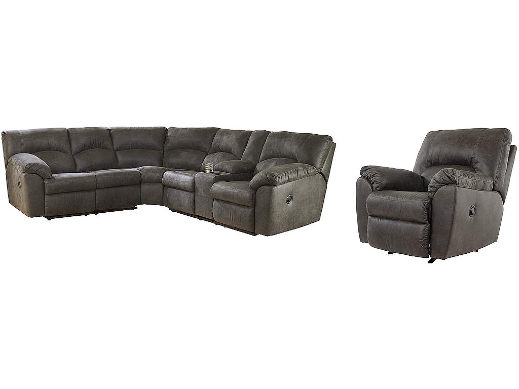 Tambo 2-Piece Sectional with Recliner - main image