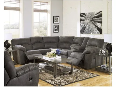 Tambo 2-Piece Sectional with Recliner - Alternative View