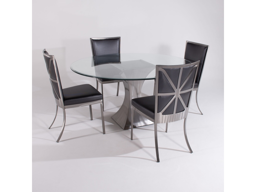 Johnston Casuals Furniture Ryker Dining Table and Skye Chairs Set, alternate view 3