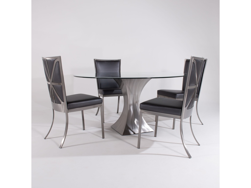 Johnston Casuals Furniture Ryker Dining Table and Skye Chairs Set, alternate view 4