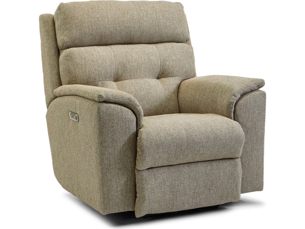 Mason Fabric Power Rocking Recliner with Power Headrest - main image