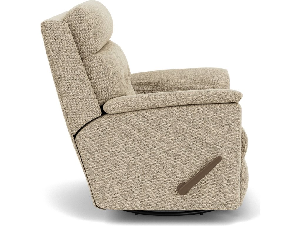 Mason Fabric Swivel Gliding Recliner - image 6