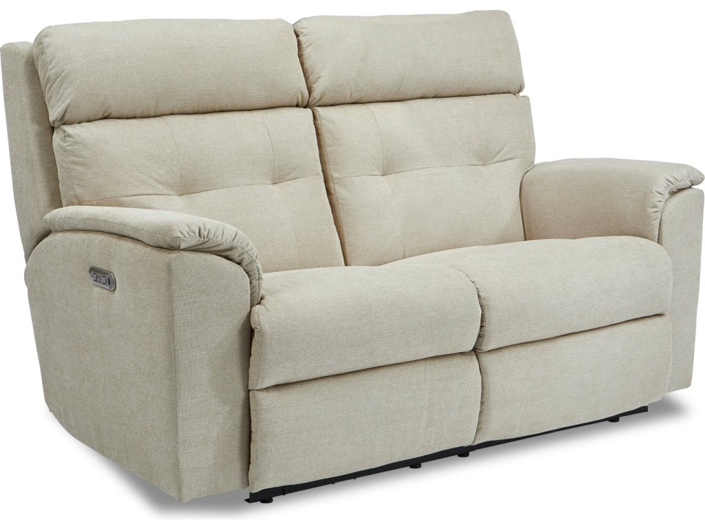 Mason Fabric Power Reclining Loveseat with Power Headrests - main image