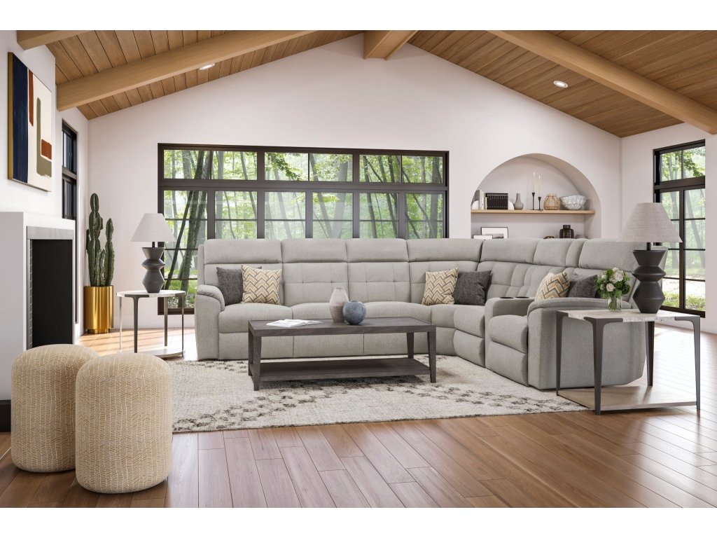 Mason Fabric Reclining Sectional - image 9
