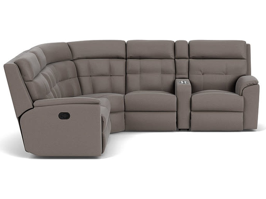 Mason Fabric Reclining Sectional - image 1
