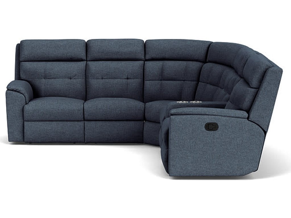 Mason Fabric Reclining Sectional - image 2