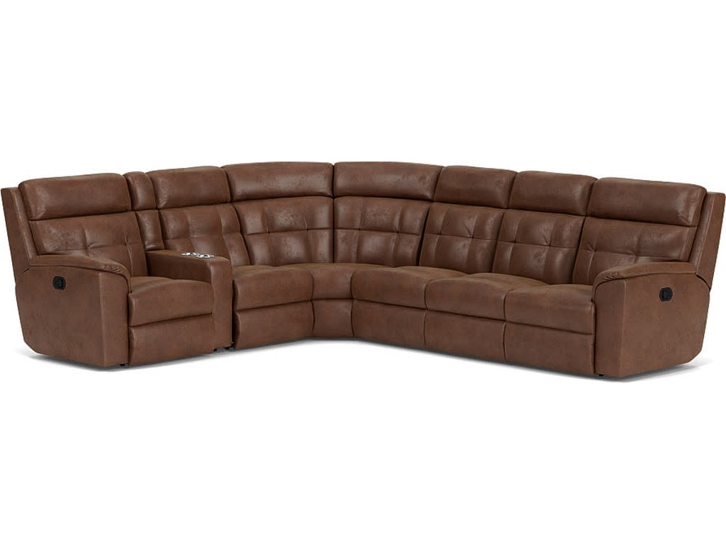 Mason Fabric Reclining Sectional - image 3