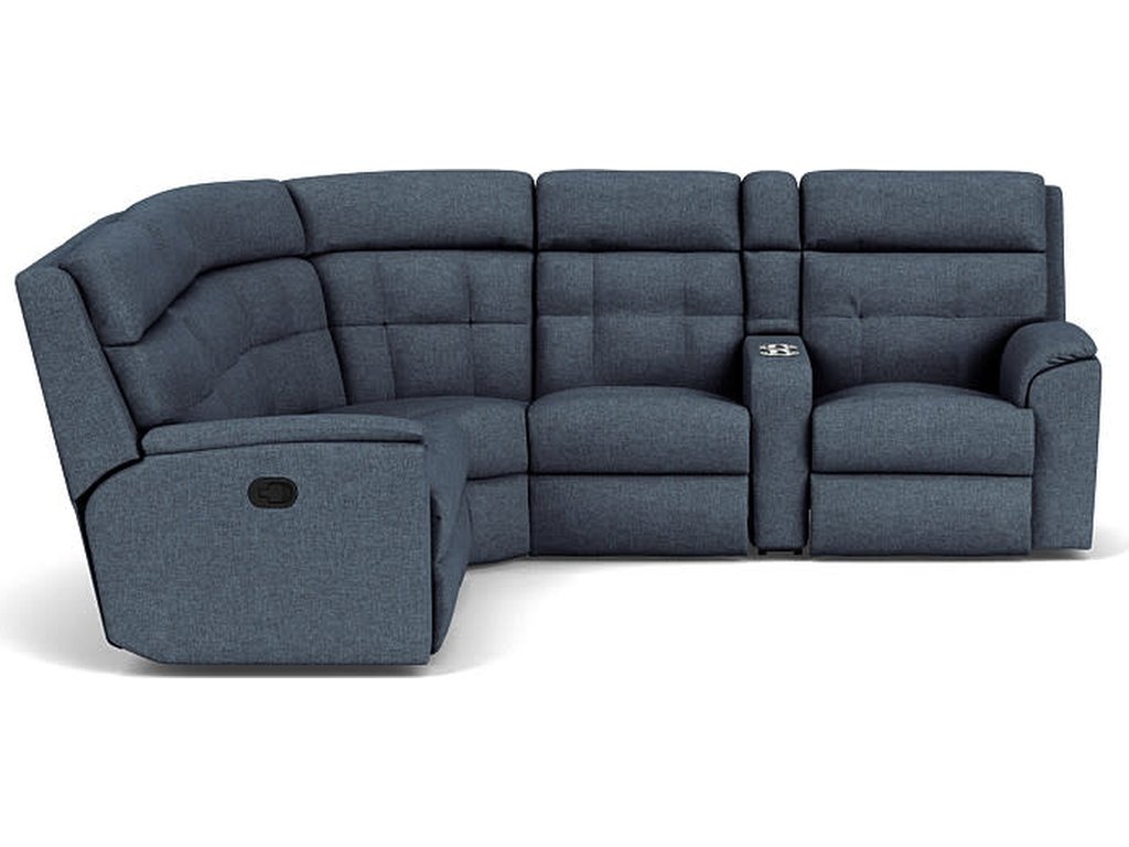 Mason Fabric Reclining Sectional - image 5
