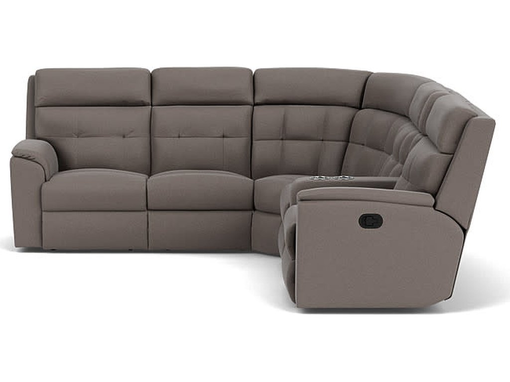 Mason Fabric Reclining Sectional - image 7