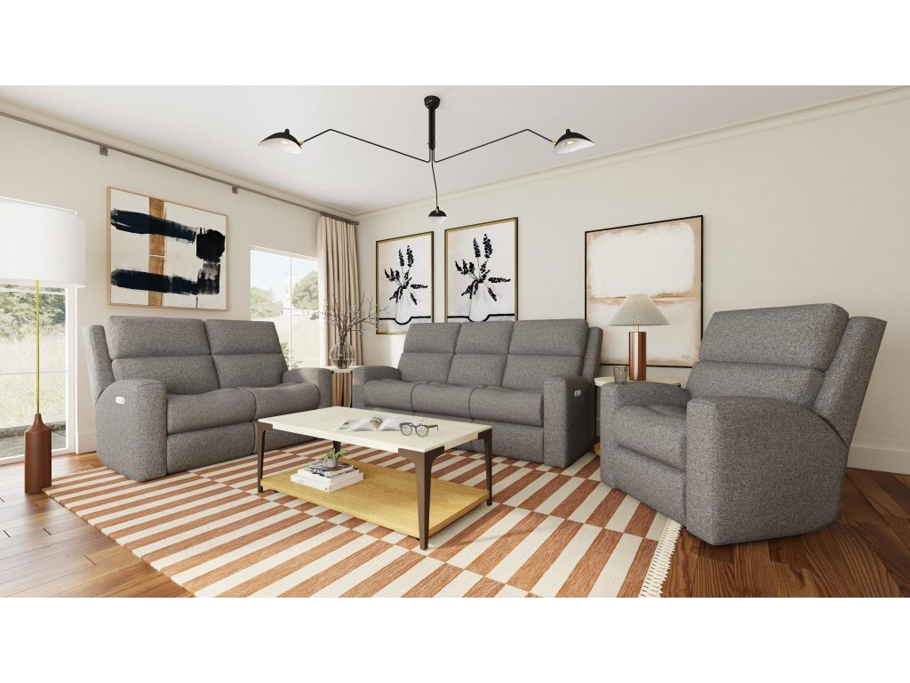 Score Fabric Power Recliner with Power Headrest & Lumbar - image 11