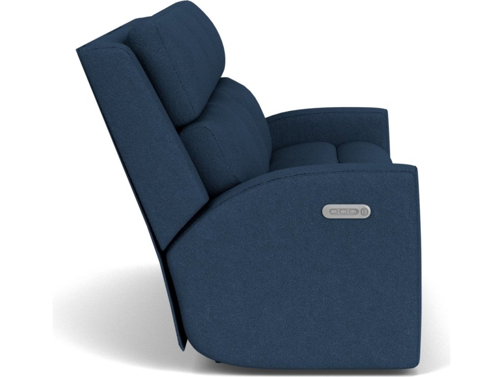 Score Fabric Power Reclining Sofa with Power Headrests & Lumbar - image 9