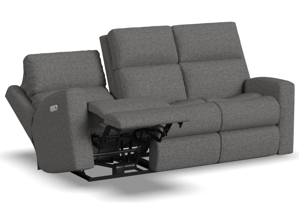 Score Fabric Power Reclining Sofa with Power Headrests & Lumbar - image 11