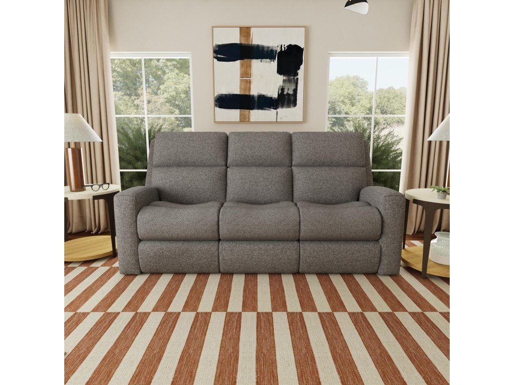 Score Fabric Power Reclining Sofa with Power Headrests & Lumbar - image 1