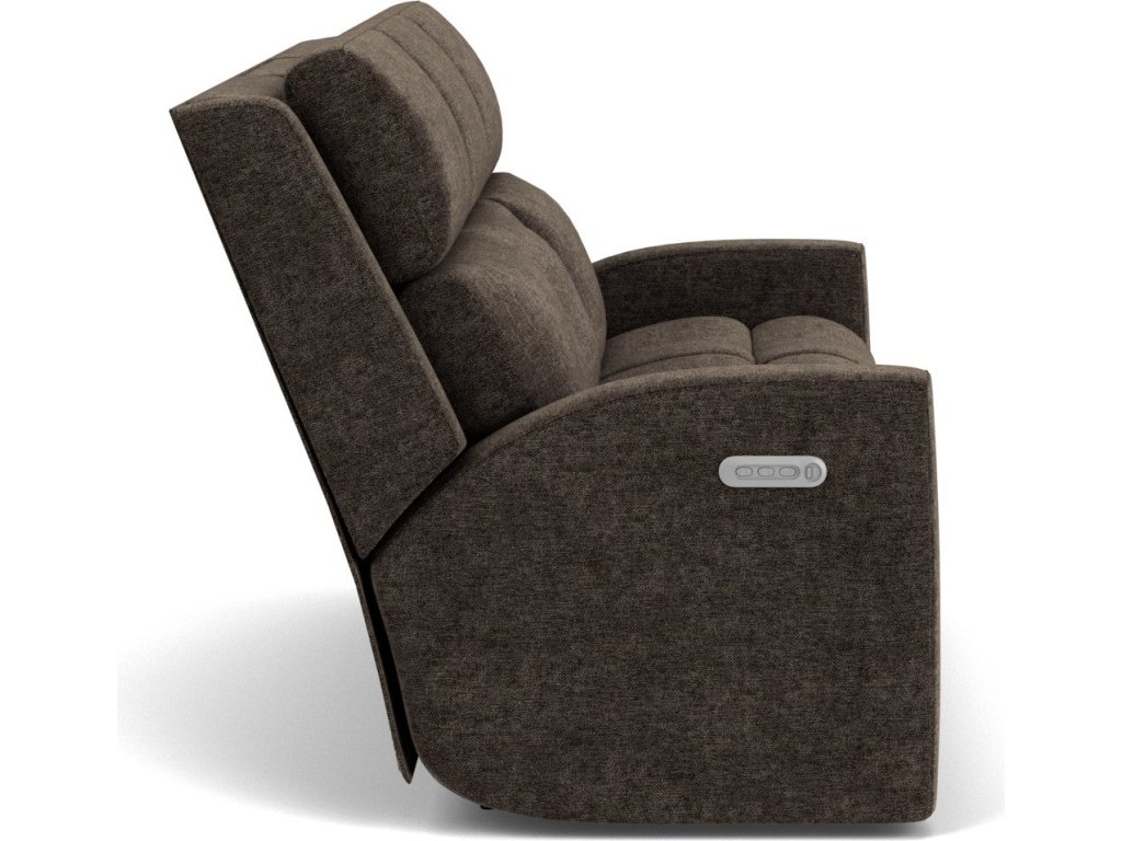 Score Fabric Power Reclining Sofa with Power Headrests & Lumbar - image 8