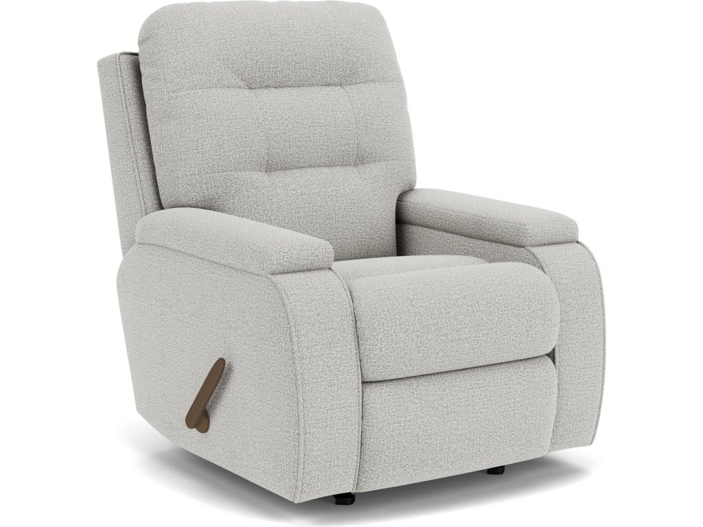 Kerrie Fabric Swivel Gliding Recliner - main image