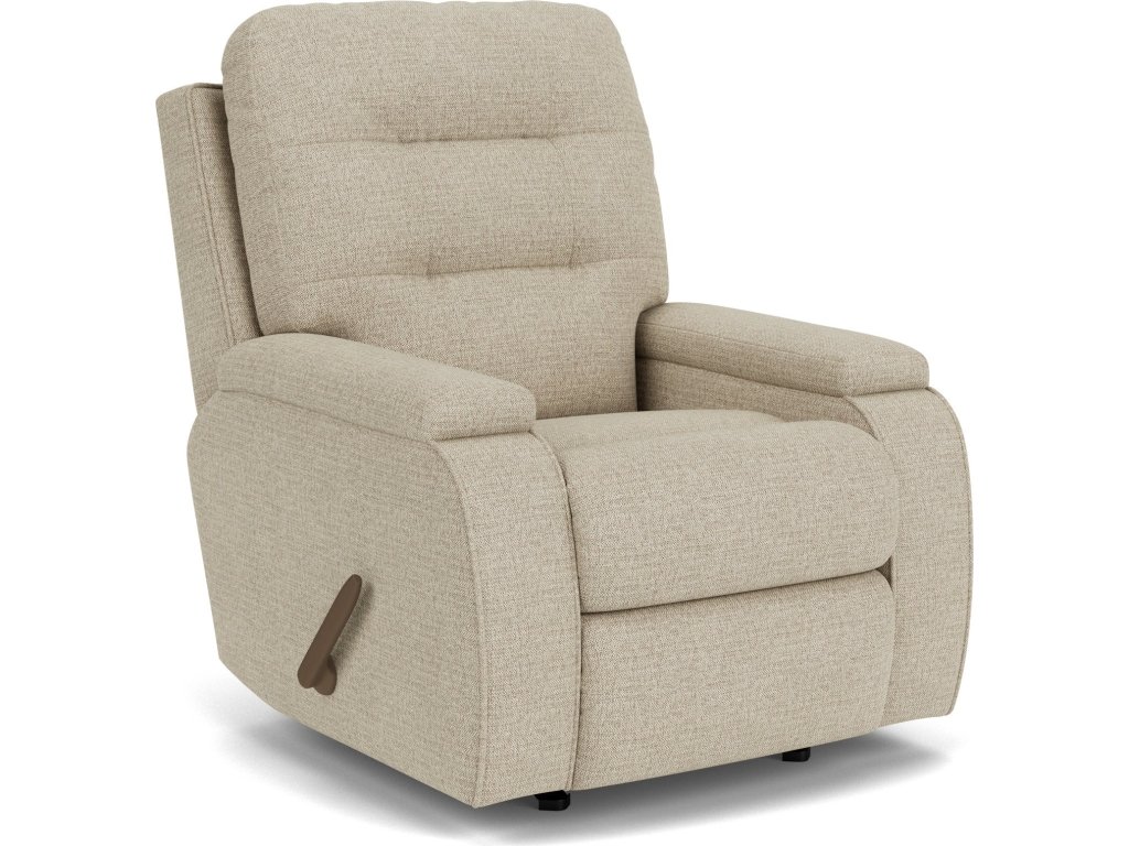 Kerrie Fabric Swivel Gliding Recliner - image 3