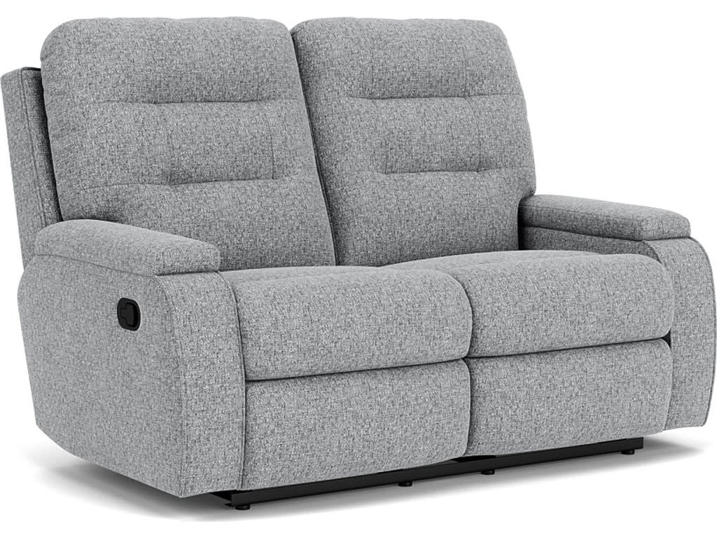 Kerrie Fabric Reclining Loveseat - main image