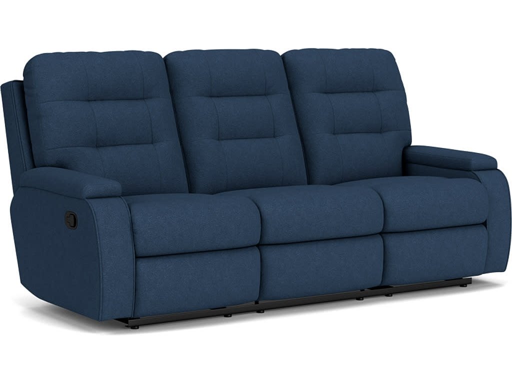 Kerrie Fabric Reclining Sofa - main image