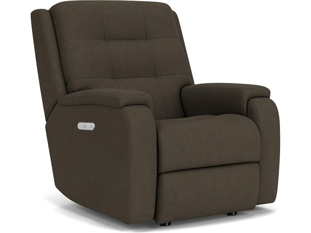 Arlo Fabric Power Rocking Recliner with Power Headrest - main image