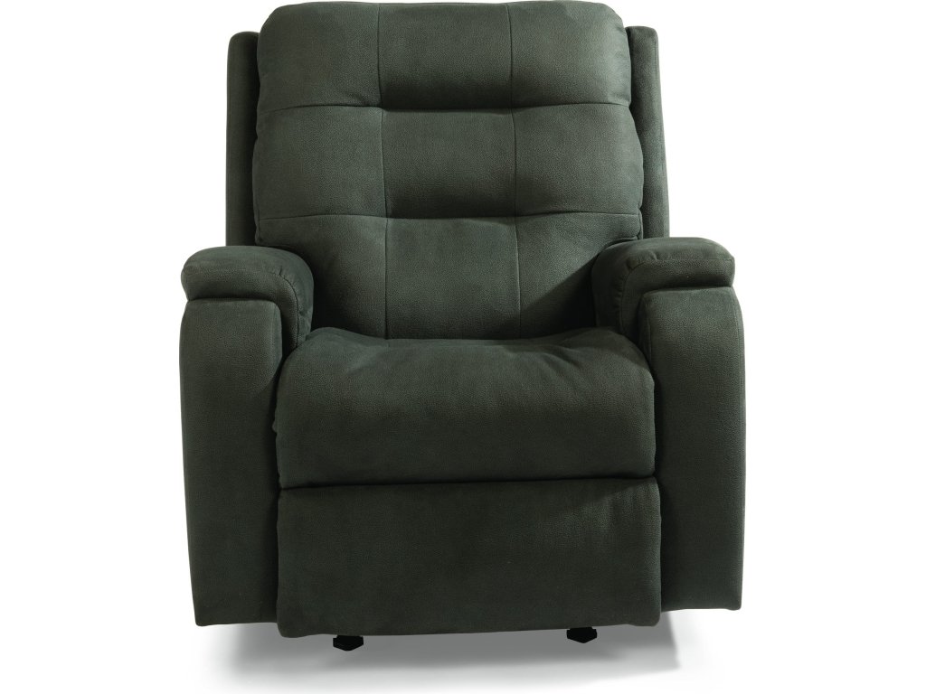 Arlo Fabric Power Rocking Recliner with Power Headrest & Lumbar - image 1