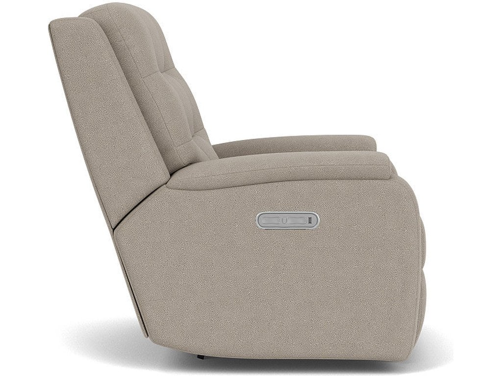 Arlo Fabric Power Rocking Recliner with Power Headrest & Lumbar - image 2