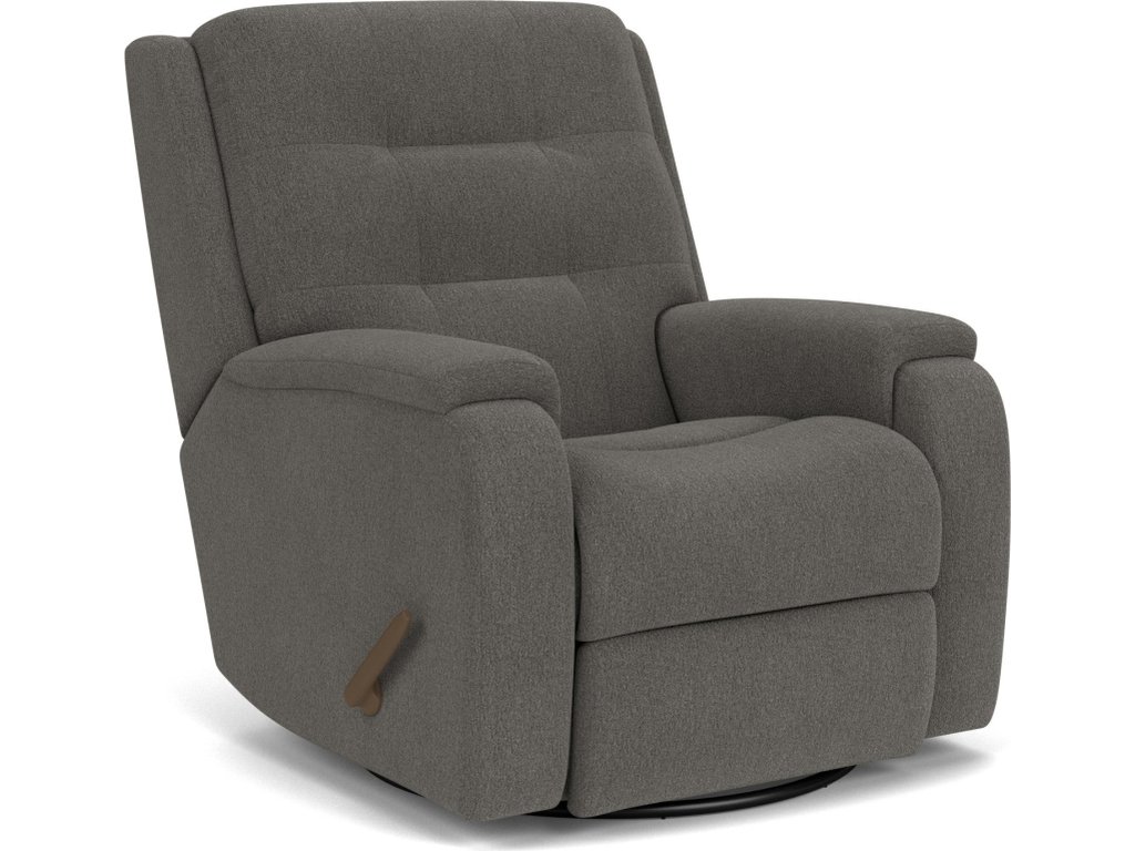 Arlo Fabric Swivel Gliding Recliner - image 3