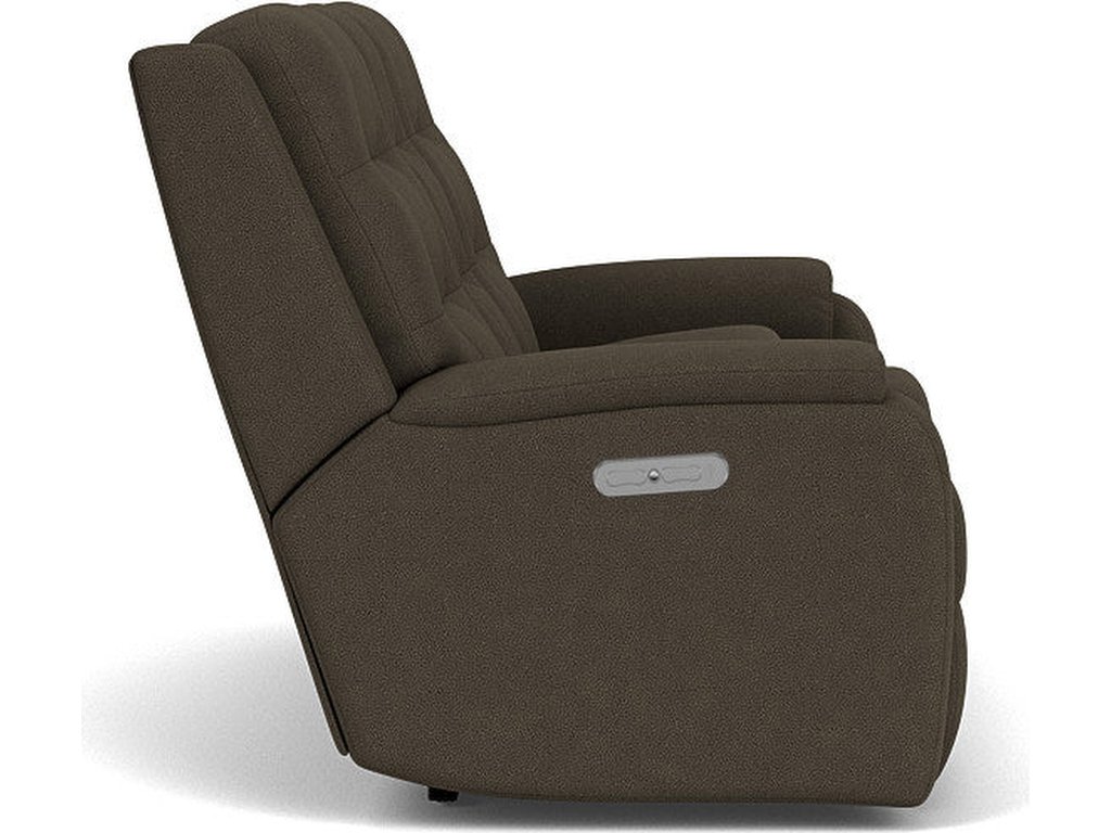 Arlo Fabric Power Reclining Loveseat with Console & Power Headrests - image 2