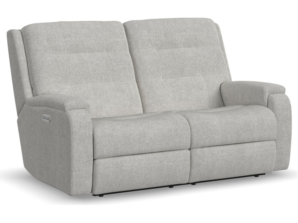 Arlo Fabric Power Reclining Loveseat with Power Headrests - main image
