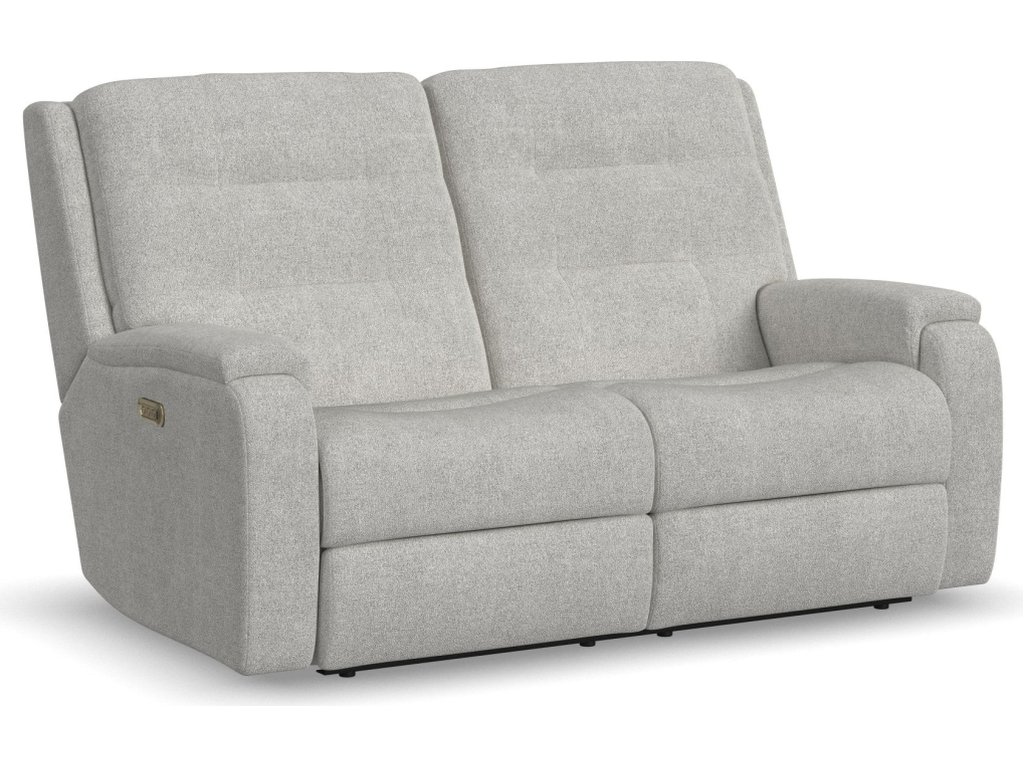 Arlo Fabric Power Reclining Loveseat with Power Headrests & Lumbar - main image