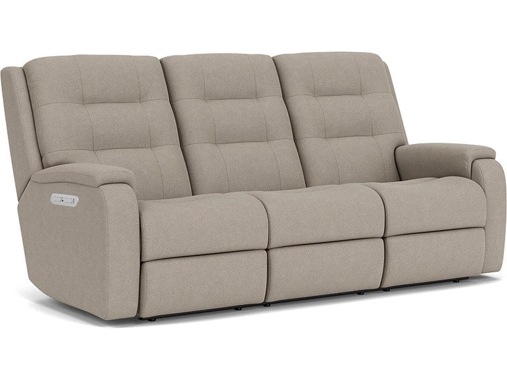 Arlo Fabric Power Reclining Sofa with Power Headrests & Lumbar - image 4
