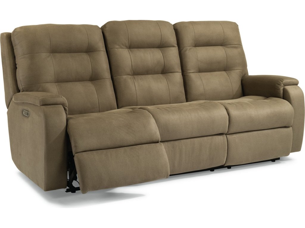 Arlo Fabric Power Reclining Sofa with Power Headrests & Lumbar - image 7