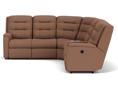 Arlo Fabric Reclining Sectional - Alternative View