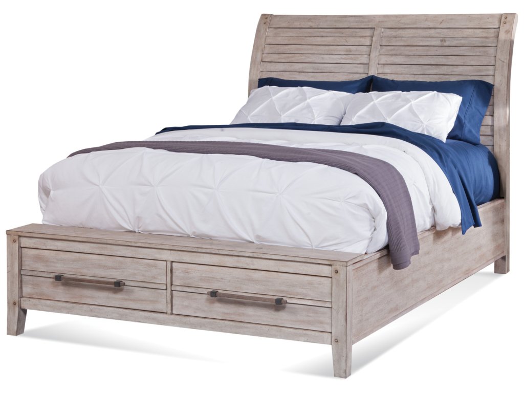 2810 Aurora 5 Pc Bedroom Set- Queen Sleigh Bed, Dresser, Mirror, Chest,1 Drawer Nightstand - image 1