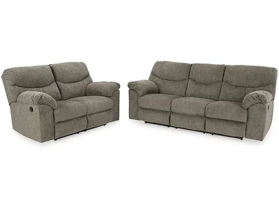 Alphons Reclining Sofa and Loveseat - Alternative View