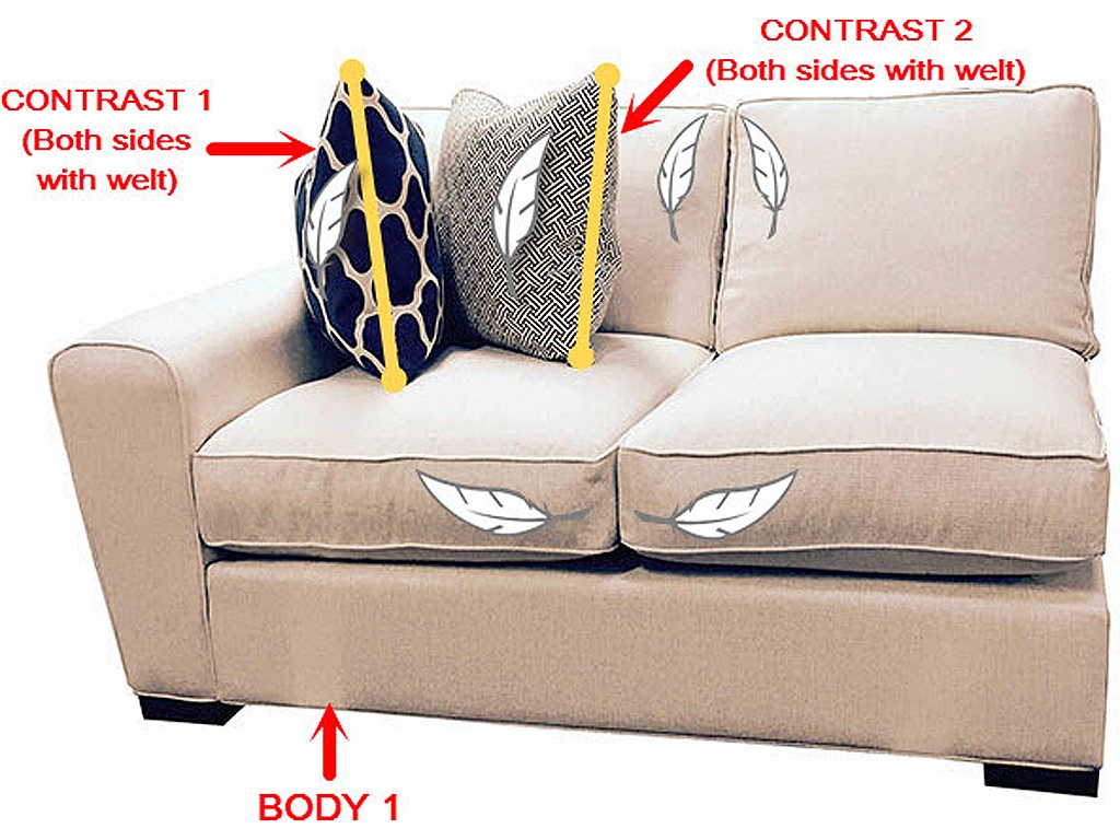 LSF 1 Arm Loveseat - main image