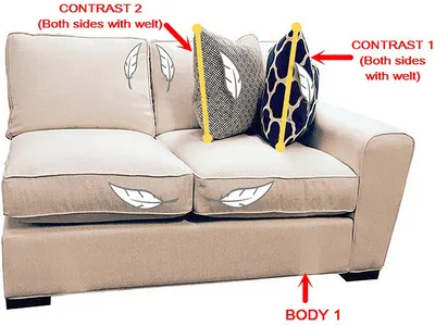 RSF 1 Arm Loveseat